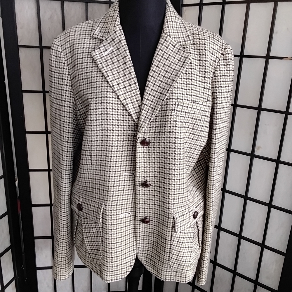 Talbots Houndstooth Blazer